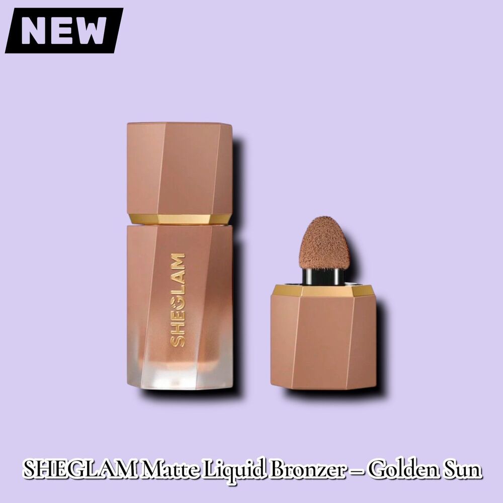 New NIB SHEGLAM Sun Beam Matte Liquid Bronzer Makeup – Golden Sun